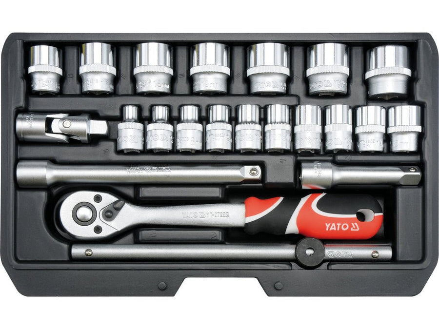 COFFRET DE DOUILLES 3/8" 22PCS — YATO YT-38561 - SME IMPORT