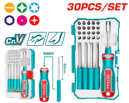 Coffret tournevis JX30– TOTAL Ergonomie–TACSD30306 - SME IMPORT