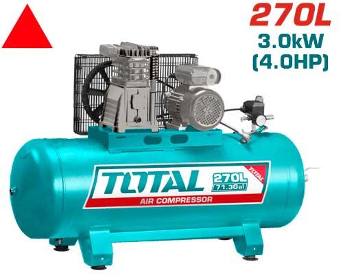 Compresseur Air 270 L 3 kW Pour Pros Pro TC1403002E - SME IMPORT