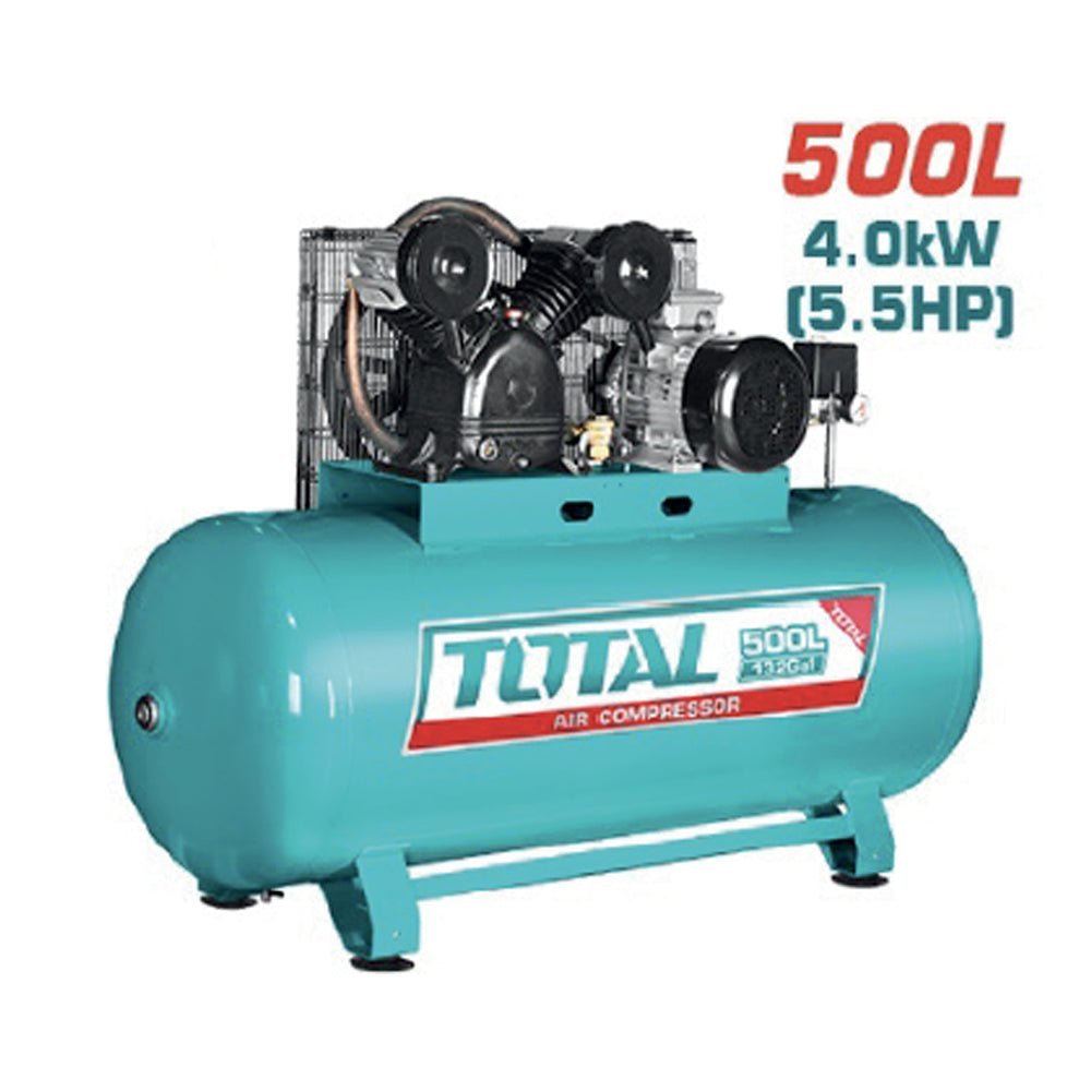 Compresseur air 500 l 380 v 4 kw 5,5 cv TOTAL pour atelier pro TC1555002E - SME IMPORT