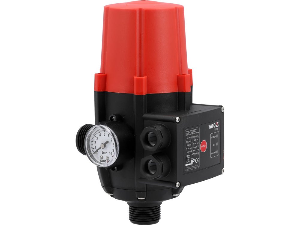 CONTROLEUR DE PRESSION D'EAU ELECTRONIQUE 10Bar — YATO YT-85393 - SME IMPORT
