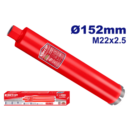Couronne diamant ø 152 EMTOP EDHC145152 - SME IMPORT