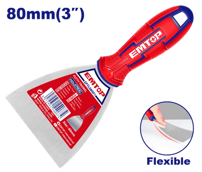 Couteau a mastic 80MM EMTOP EPTL08001 - SME IMPORT