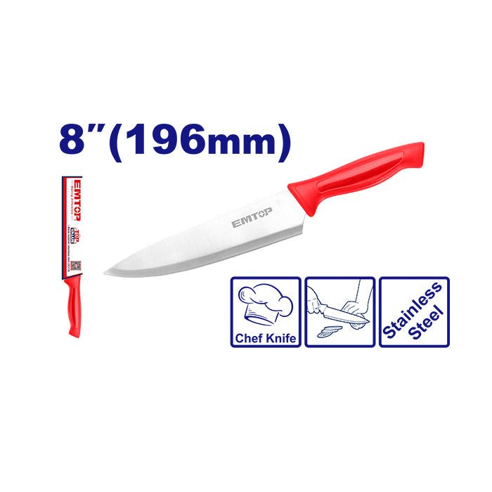 Couteau de chef 196MM EMTOP EMKK1181 - SME IMPORT
