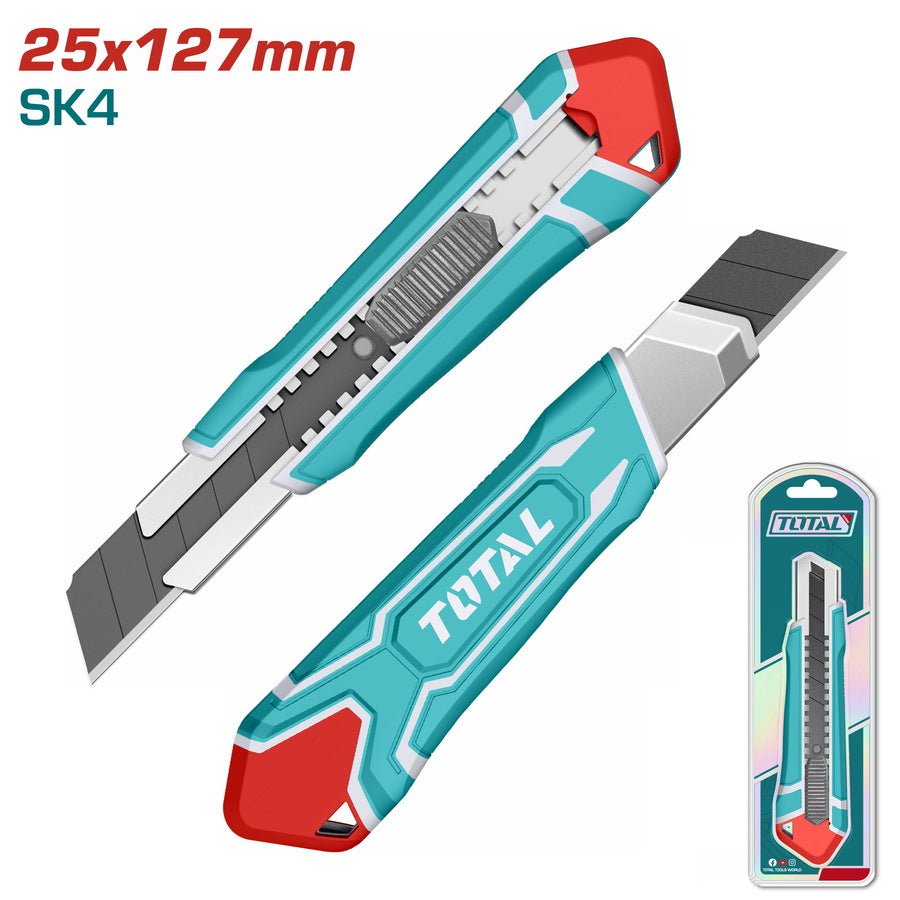 Couteau TOTAL lame sécable 127mm précis pro fiable THT5112505 - SME IMPORT