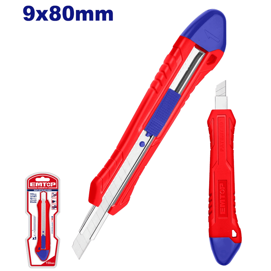 Cutter 9 mm x 80 mm ESNK09101 - SME IMPORT