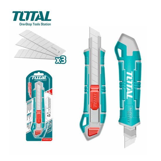 Cutter TOTAL 18x100 outil de coupe précis pour professionnels THT522136 - SME IMPORT