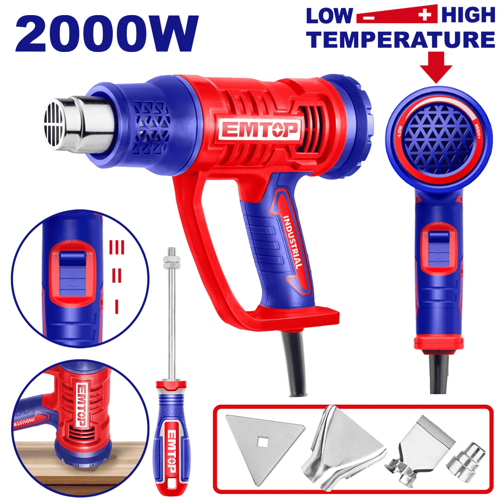 Decapeur thermique 2000W 450°&500° EMTOP EHGN20045 - SME IMPORT