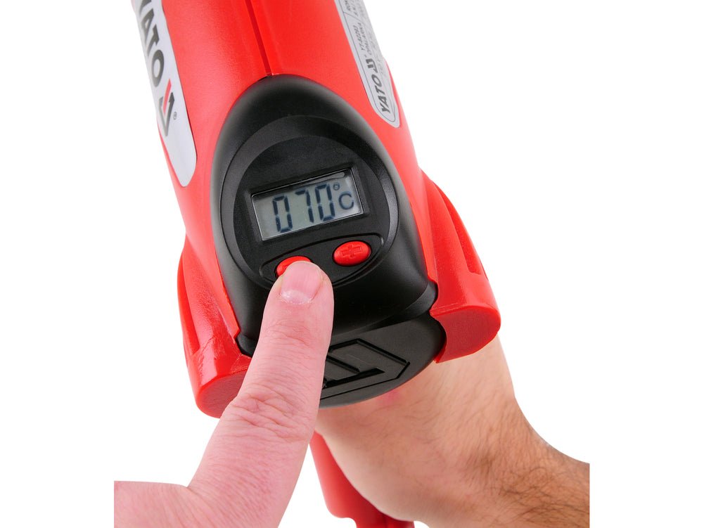 DECAPEUR THERMIQUE LCD 600°C 2000W AVEC ACCESSOIRES — YATO YT-82293 - SME IMPORT