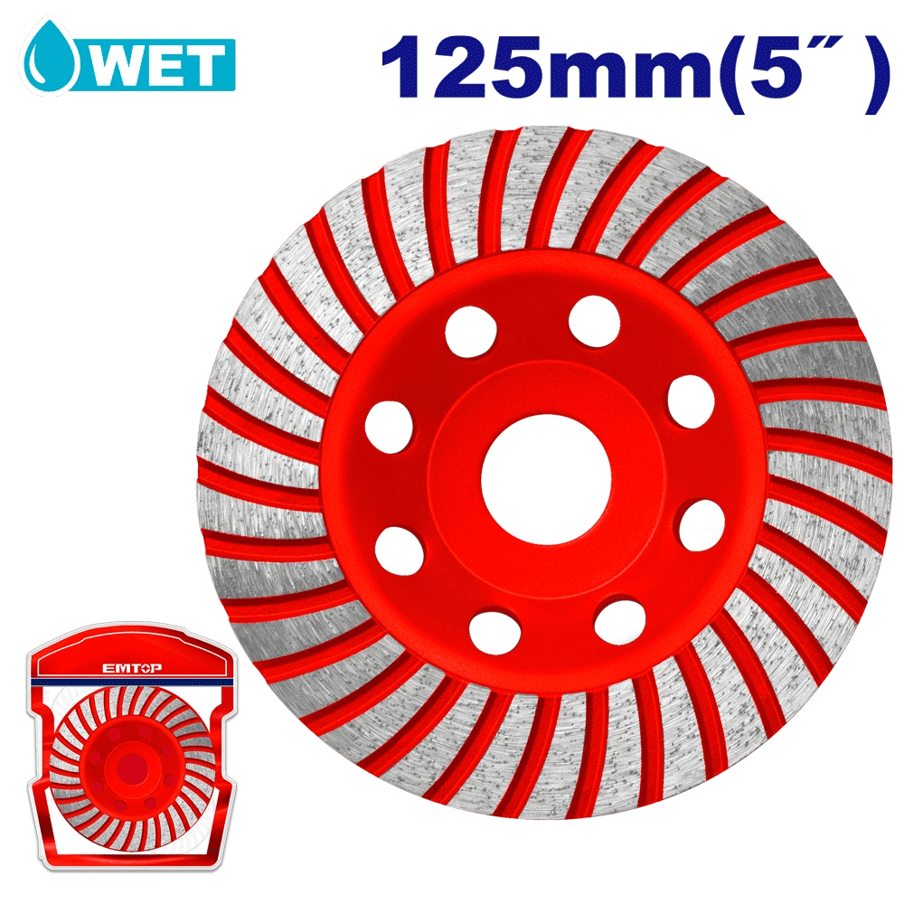 Disque 125 poncage beton EMTOP EDGH021251 - SME IMPORT