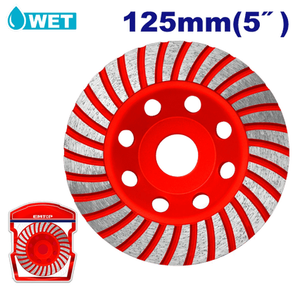 Disque 125 poncage beton EMTOP EDGH021251 - SME IMPORT