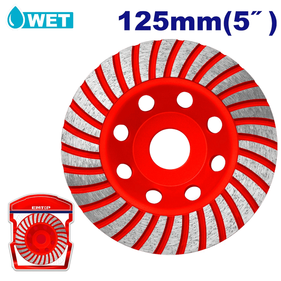 Disque 125 poncage beton EMTOP EDGH021251 - SME IMPORT
