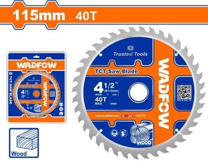 Disque a bois 115mm 40d WADFOW WTC1K01 - SME IMPORT