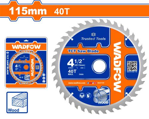 Disque a bois 115mm 40d WADFOW WTC1K01 - SME IMPORT