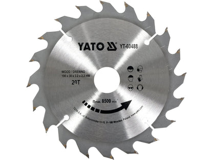 DISQUE A BOIS 184X40TX30MM — YATO YT-6061 - SME IMPORT