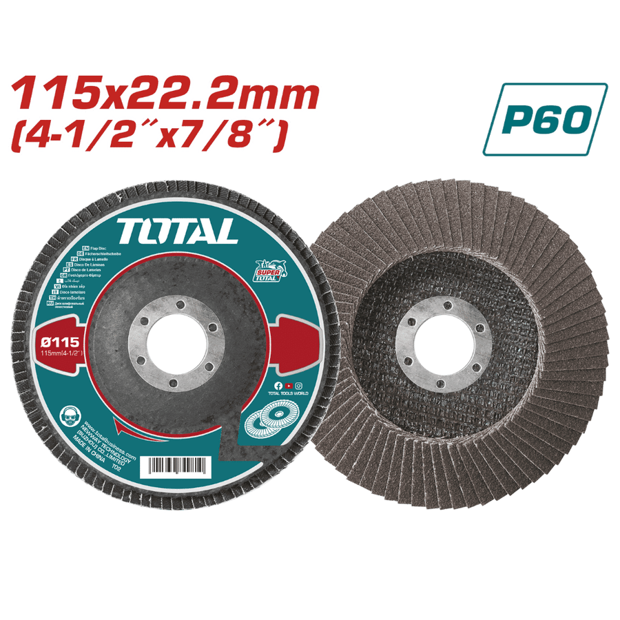 Disque a lamel 115MM x 22,2MM P60 TAC6311560 - SME IMPORT