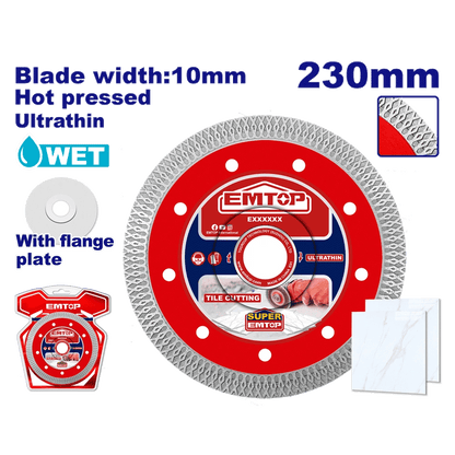 Disque ceramique 230 EMTOP EDDCH82301 - SME IMPORT