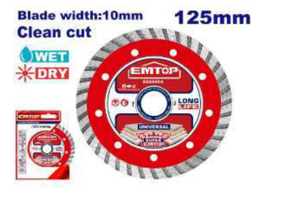 Disque diamant – EMTOP EDDC031252 - SME IMPORT