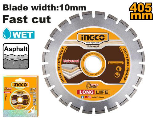 Disque Diamant INGCO 405 mm pour Asphalte DMD064051 - SME IMPORT