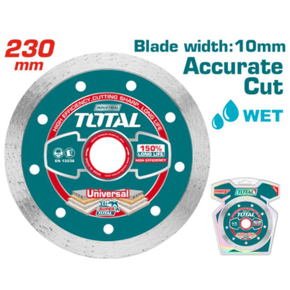 Disque diamant pour coupe humide – TOTAL TAC2122301 - SME IMPORT