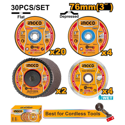 Disques Coupe Meulage 76 Mm 1,2 10 Mm ING Bricoleurs Précis