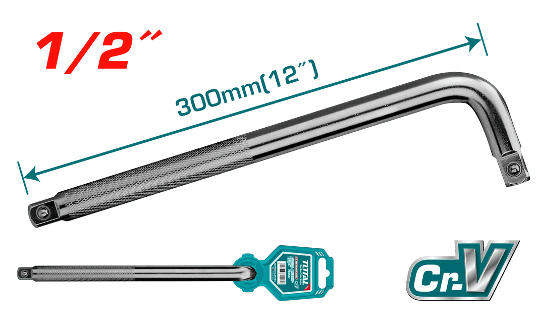 Douille en l 300 mm CrV poignée coulissante THLHD12121 - SME IMPORT