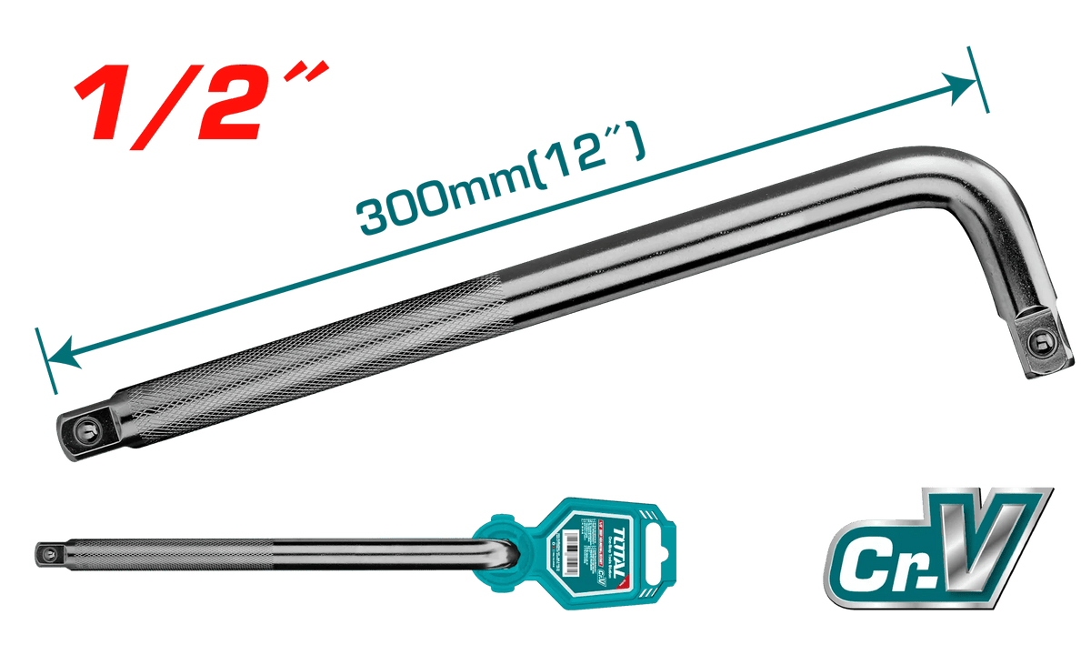 Douille en l 300 mm CrV poignée coulissante THLHD12121 - SME IMPORT
