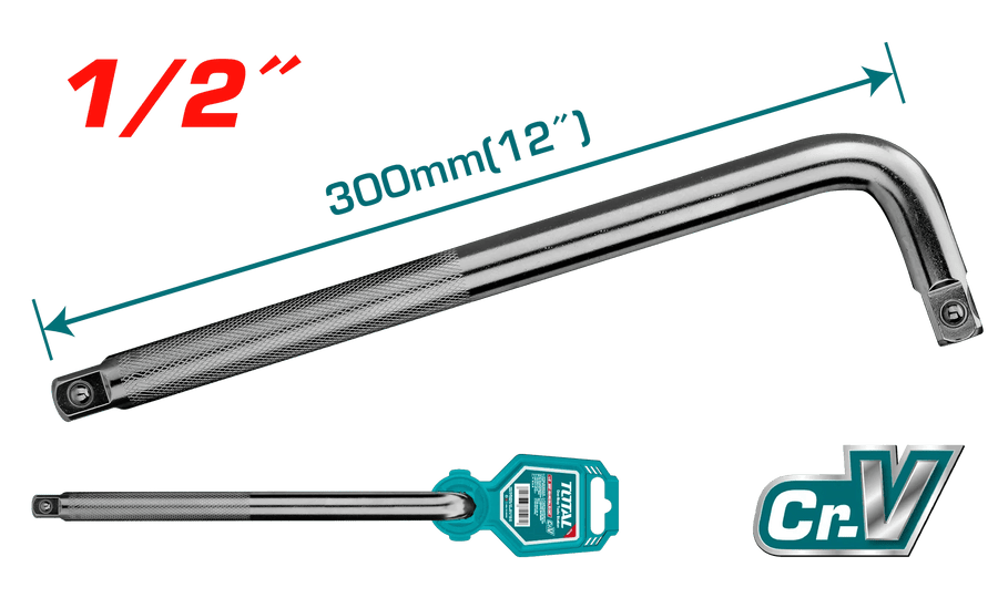 Douille en l 300 mm CrV poignée coulissante THLHD12121 - SME IMPORT