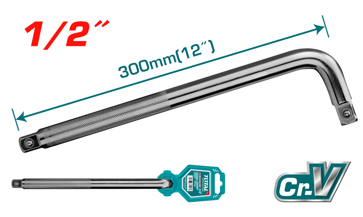 Douille en l 300 mm CrV poignée coulissante THLHD12121