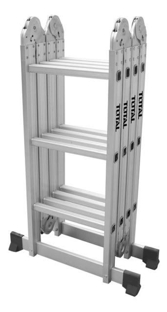 Échelle aluminium 4x3 marches 338 cm polyvalente THLAD04431 - SME IMPORT