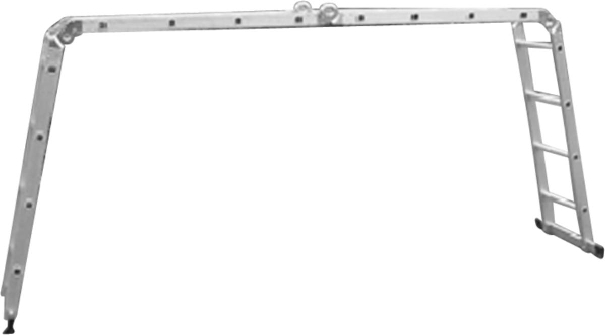 Échelle aluminium 4x3 marches 338 cm polyvalente THLAD04431 - SME IMPORT