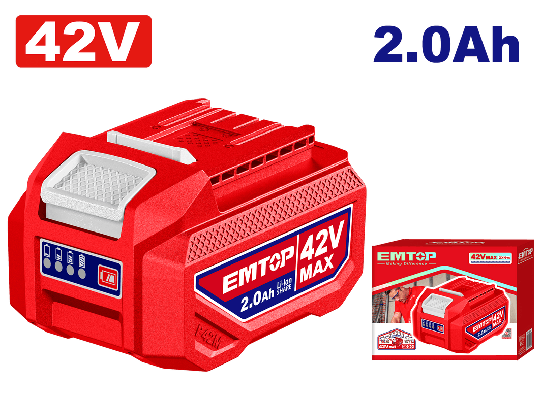 EMTOP Batterie 42 V 2 Ah – EBPK42201 - SME IMPORT