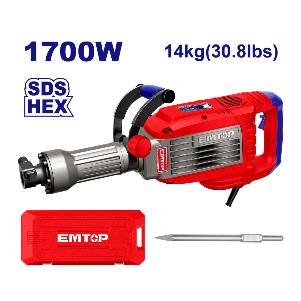 EMTOP Démolisseur 14 kg 1700 W 50 J – EDBRH1703 - SME IMPORT