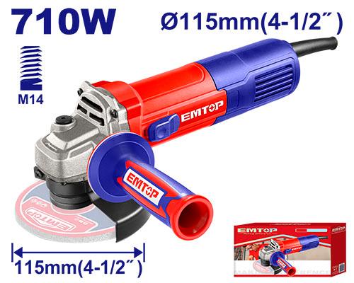 EMTOP Meuleuse 115 mm 710 W – EAGR17181 - SME IMPORT