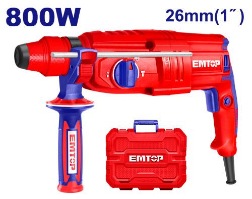 EMTOP Perforateur 26 mm 800 W 2,6 kg – ERHRL801 - SME IMPORT