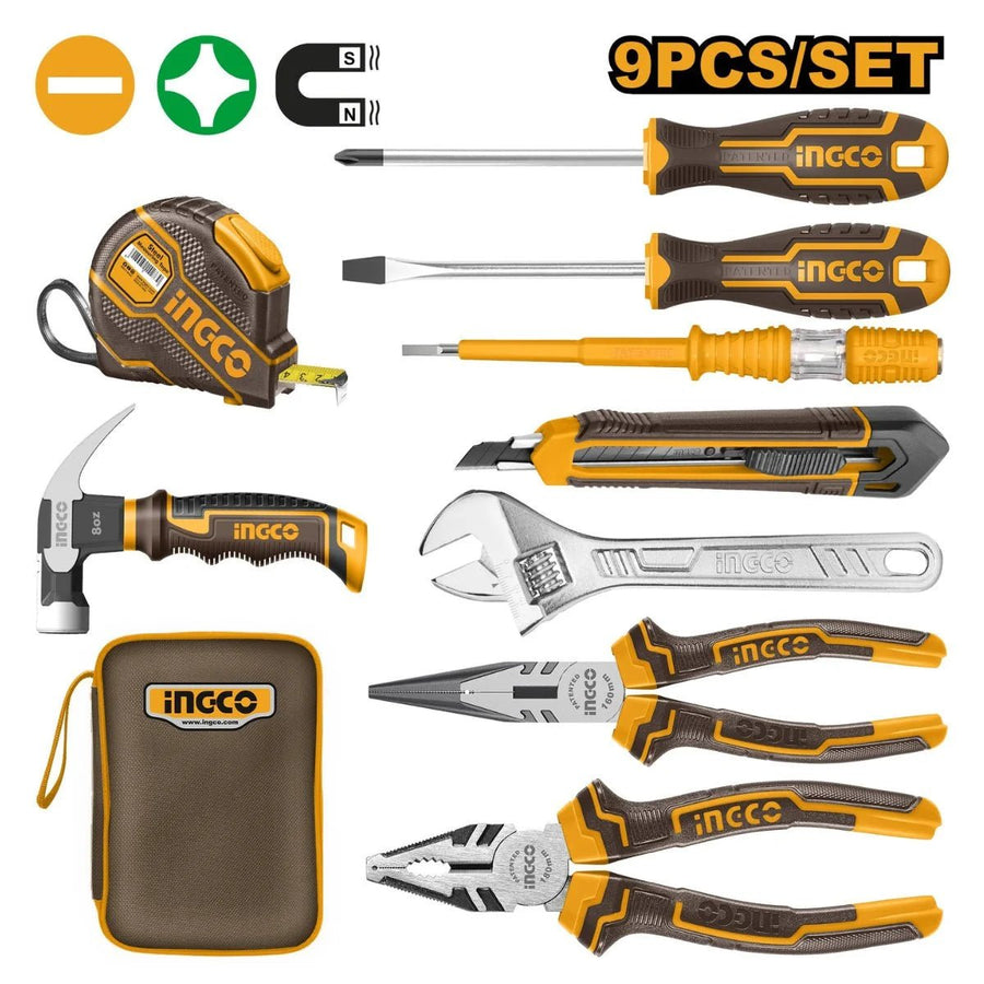 Ensemble de 9 outils à main INGCO HKTH20809 - SME IMPORT