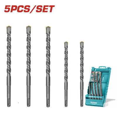 Ensemble de forets SDS plus TOTAL TAC190501 6x110 12x160 - SME IMPORT