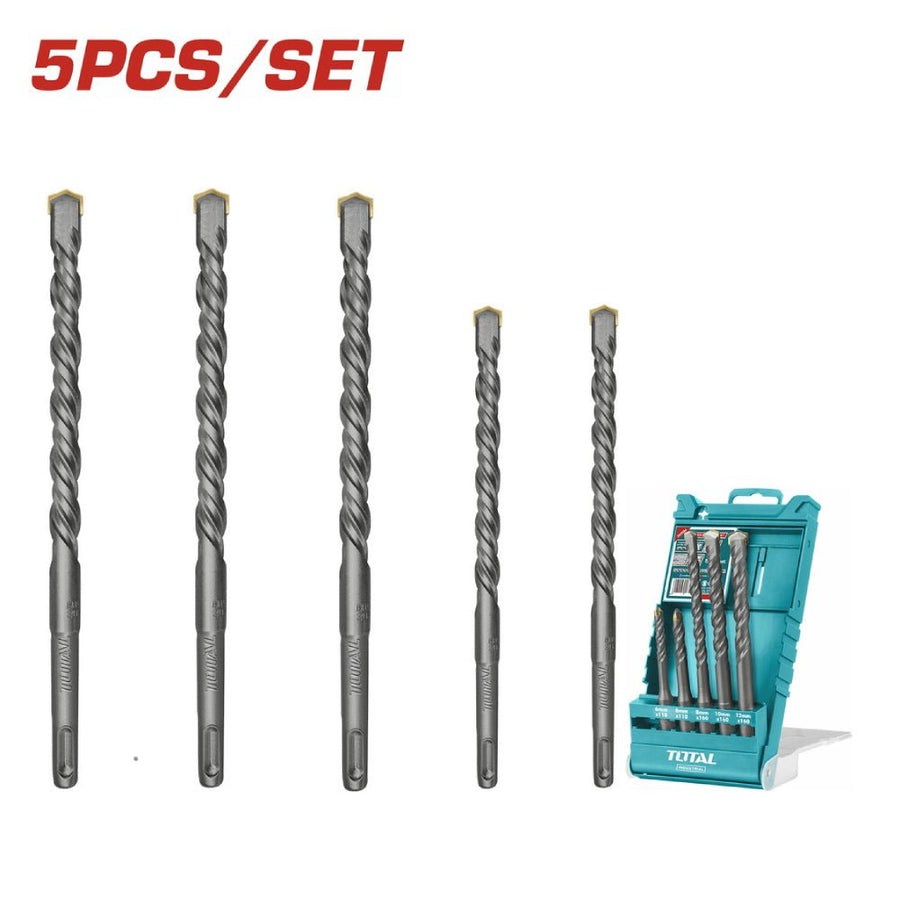 Ensemble de forets SDS plus TOTAL TAC190501 6x110 12x160 - SME IMPORT