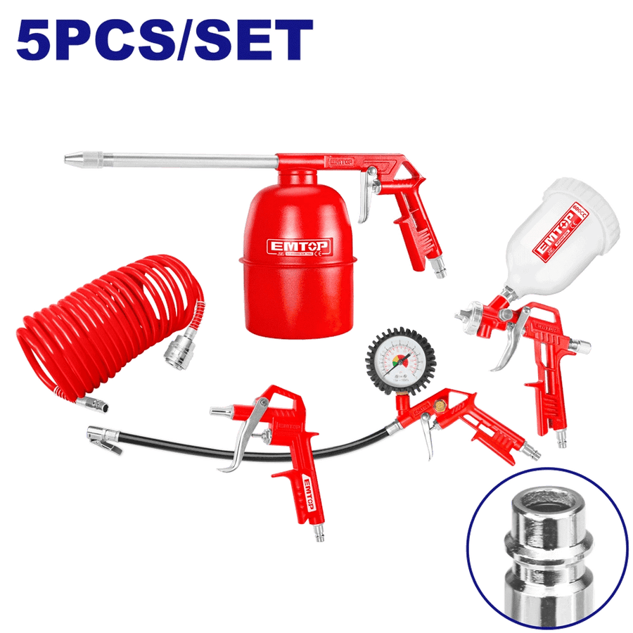 Ensemble d’outils pneum 5PCS EMTOP EATLS0503 - SME IMPORT