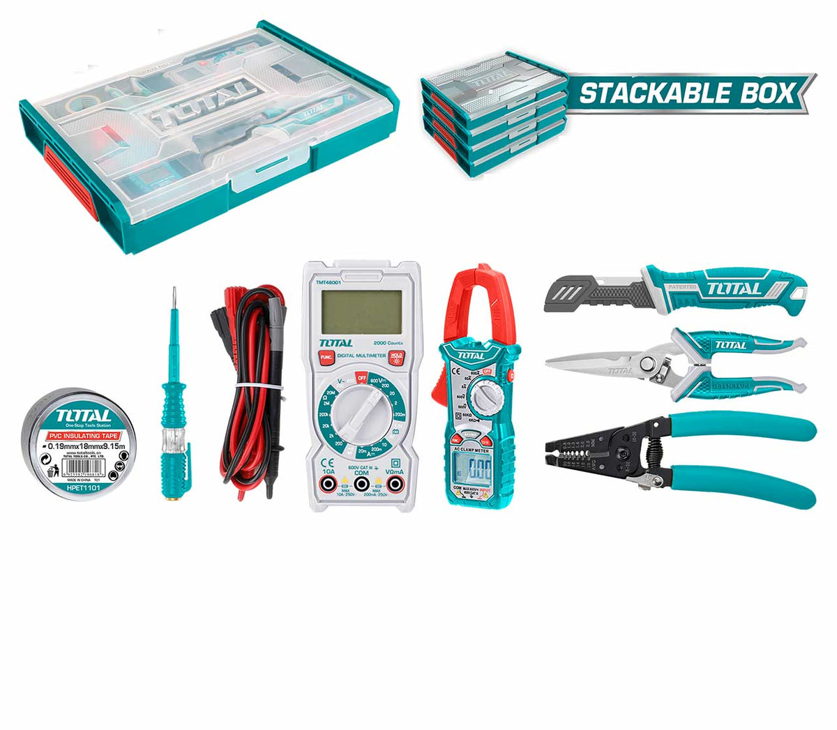 Ensemble Outils Télécom 7 Pièces Diagnostics - THKTV02T071 - SME IMPORT