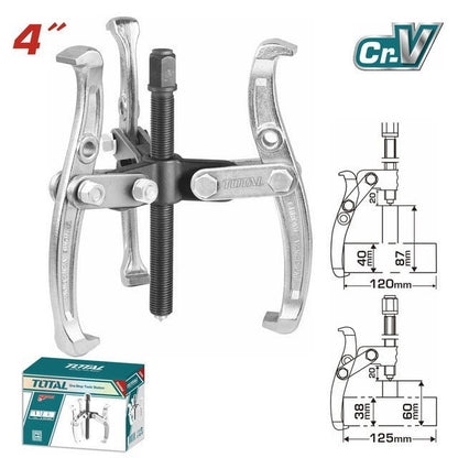 Extracteur 3 lames CrV TOTAL 4 pouces ajustable pour démontage robuste THTGP346 - SME IMPORT