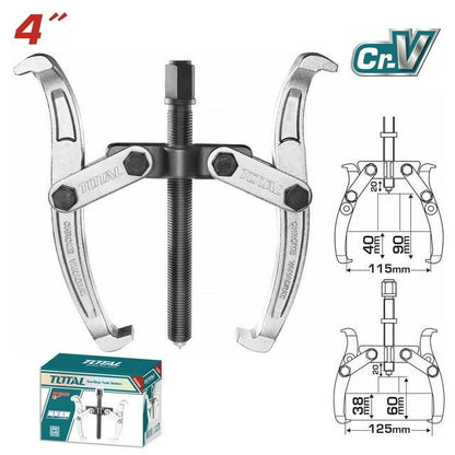 Extracteur TOTAL à deux mâchoires 4 po CrV capacité 3000 kg pratique THTGP246 - SME IMPORT