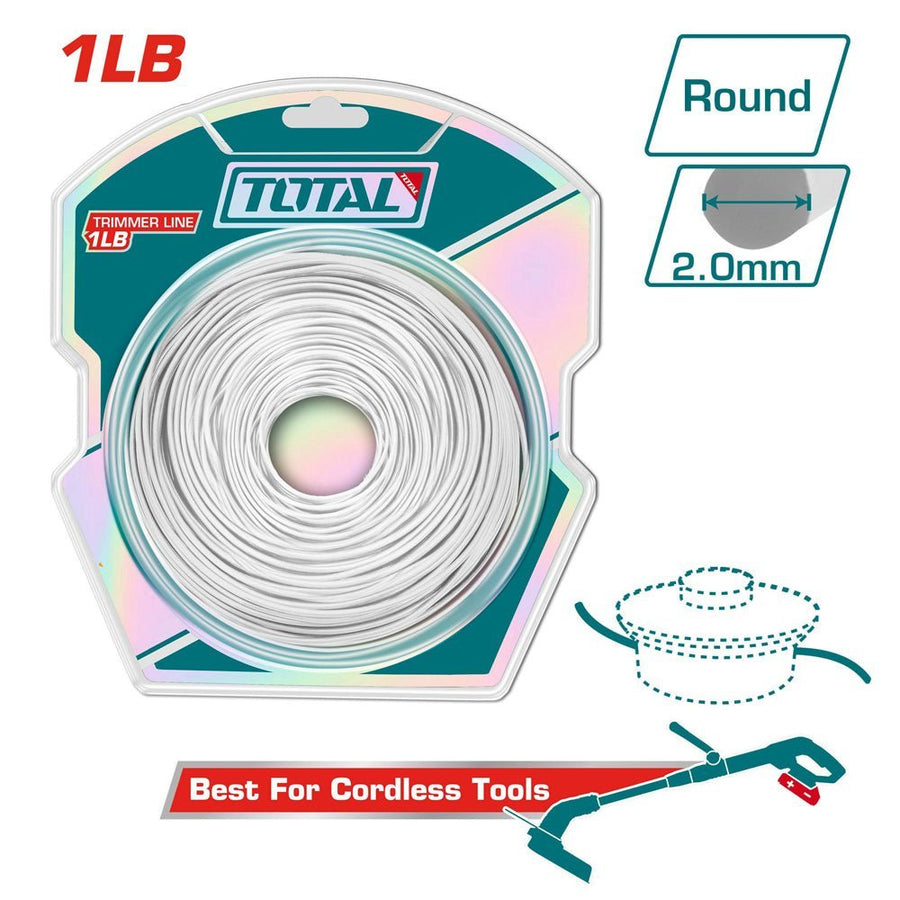 Fil débroussailleuse 2mm TOTAL tunisie nylon robuste TALS2001 - SME IMPORT