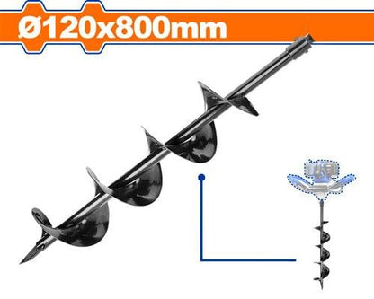Foret p/tariere 120x800mm WADFOW WDZ1A52-2 - SME IMPORT