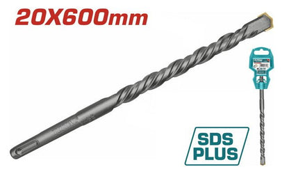 Foret SDS plus 20 mm 600 mm carbure long spirale performant TOTAL TAC312005 - SME IMPORT