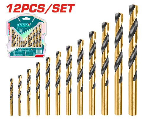 Forets HSS 12 pièces –TOTAL idéal métal – TACSD0125 - SME IMPORT