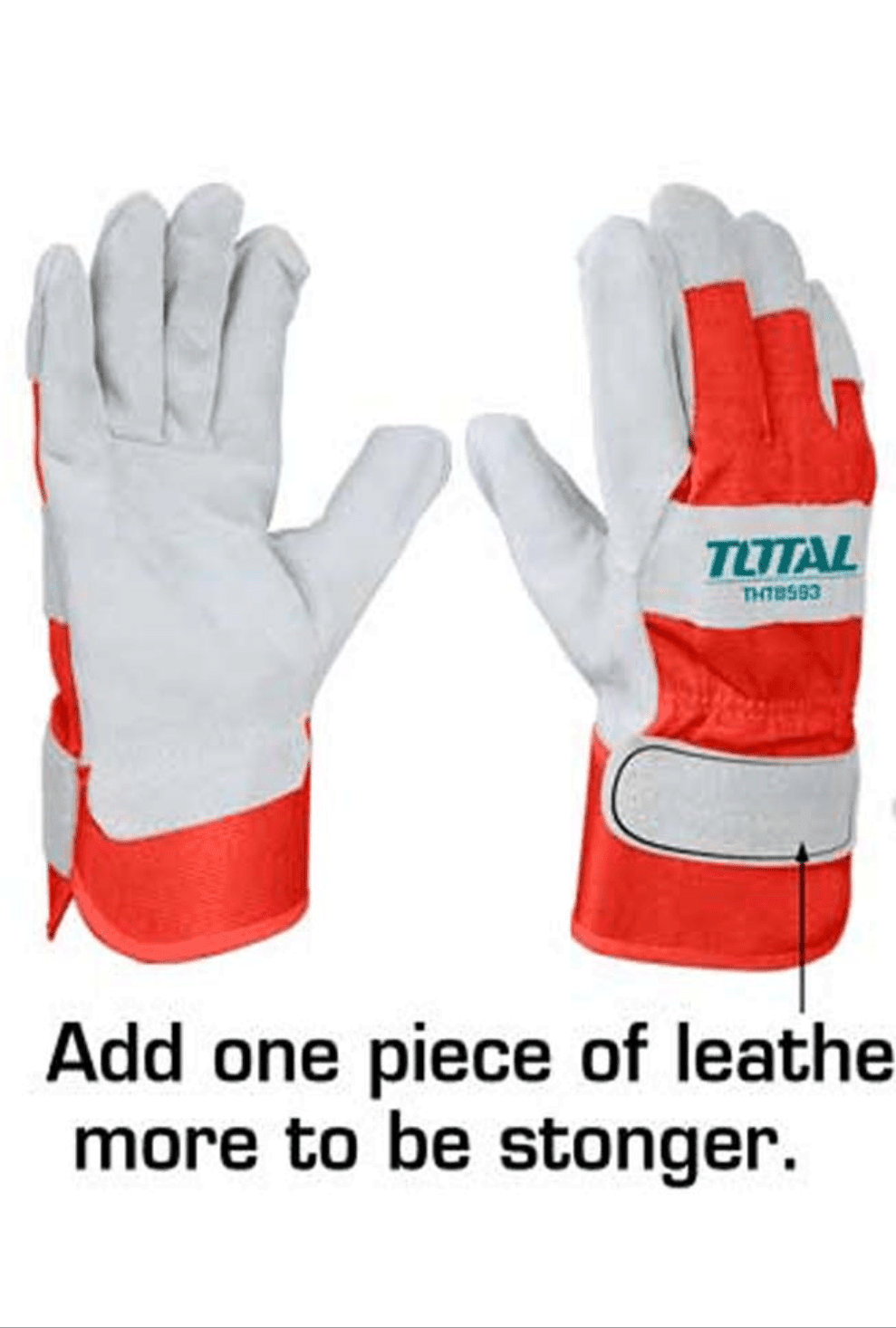 Gant Cuir 10,5 – TOTAL TUNISIA Protection Confort – TSP14101 - SME IMPORT