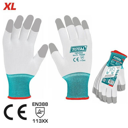 Gants enduits pu nylon pour travail fin xl TOTAL TSPUG02 - SME IMPORT