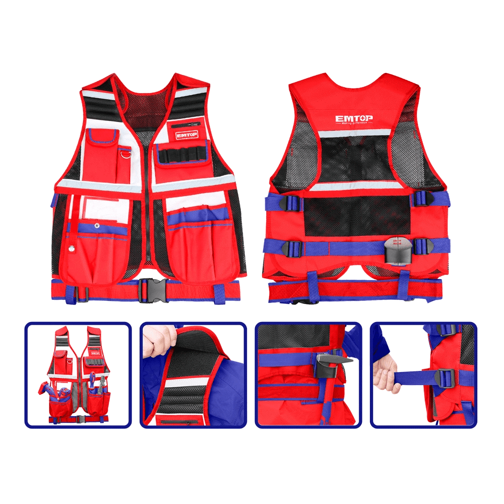 Gilet a outils EMTOP ETVT1701 - SME IMPORT