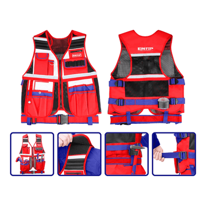 Gilet a outils EMTOP ETVT1701 - SME IMPORT